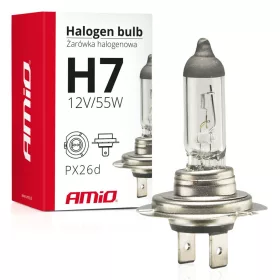 AMiO halogénizzó H7 12V 55W UV szűrő (E8) (01156)