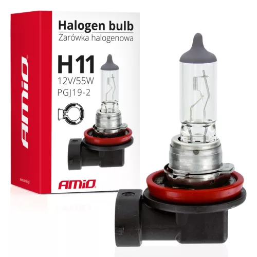 AMiO halogénizzó H11 12V 55W UV szűrő (E8) (01159)
