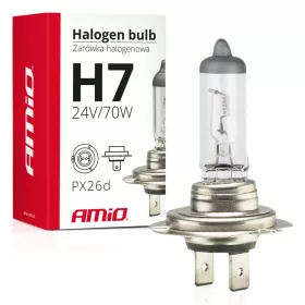 AMiO halogénizzó H7 24V 70W UV szűrő (E8) (01252)