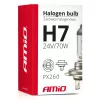 AMiO halogénizzó H7 24V 70W UV szűrő (E8) (01252)