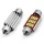 AMiO LED CANBUS 4014 12SMD szofita C5W C10W C3W 36mm fehér 12V/24V (01289)