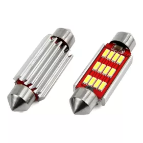   AMiO LED CANBUS 4014 12SMD szofita C5W C10W C3W 41mm fehér 12V/24V (01291)