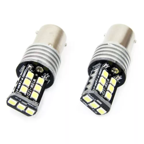 AMiO LED CANBUS 2835 15SMD 1156 BA15S P21W R10W R5W fehér 12V/24V (01293)