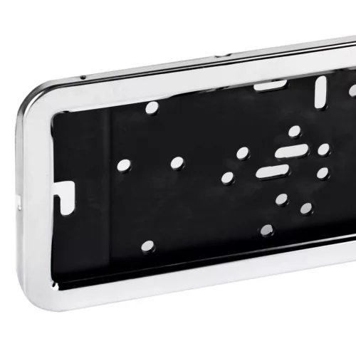 AMiO rozsdamentes acél rendszámtáblakeret INOX LPF 001 (01300)