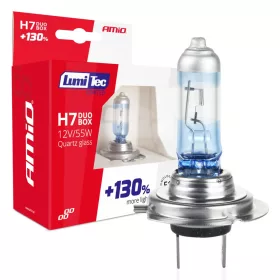   AMiO halogénizzók H7 12V 55W LumiTec LIMITED +130% DUO (01406)