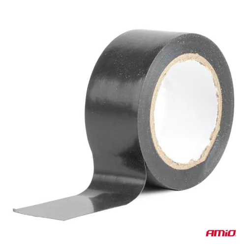 AMiO fekete szalag 25mm x 9m (9 db) (01430)