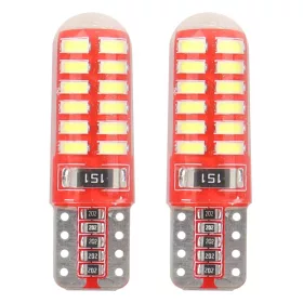   AMiO LED CANBUS 24SMD 3014 T10e (W5W) SILCA fehér 12V (01444)
