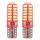 AMiO LED CANBUS 24SMD 3014 T10e (W5W) SILCA fehér 12V (01444)