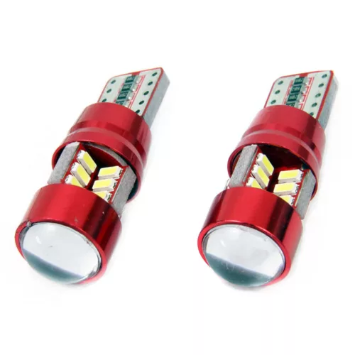 AMiO LED CANBUS 27SMD 3014 T10e (W5W) fehér 12V/24V (01446)