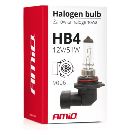 AMiO halogénizzó HB4 9006 12V 51W (01480)