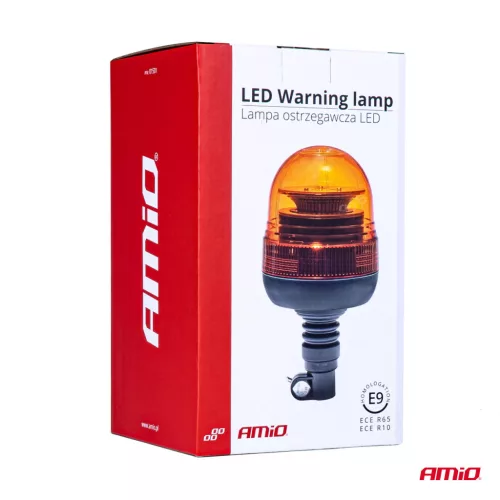 AMiO LED-es figyelmeztető lámpa 39 LED flex R65 R10 12V 24V WAR09P (01501)