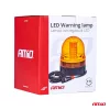 AMiO LED-es figyelmeztető lámpa W09M MAG/3 csavar, ECE R10 80LED 12/24V IP56 (01502)