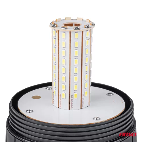 AMiO LED-es figyelmeztető lámpa R10 12V 24V W14M (01503)