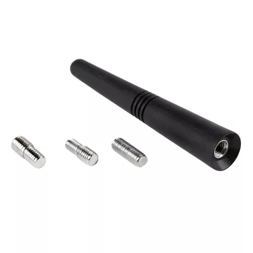 AMiO autóantenna-szár 9 cm – 3 adapter 5/6/7mm ANTM09 (01509)