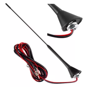 AMiO autóantenna 40 cm erősítővel ANT08 (01511)