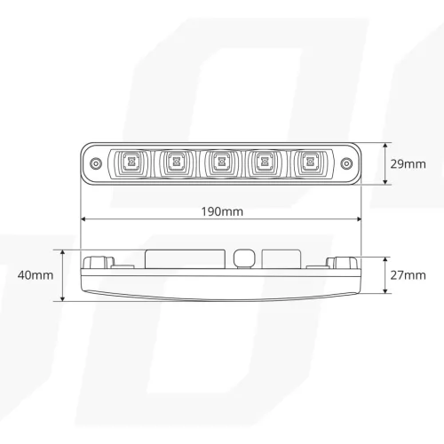 AMiO nappali menetfény DRL 507HP (01523)