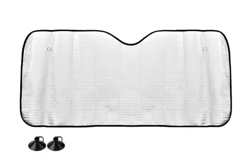 AMiO első üveg védőhuzat - 150x80 cm - ezüst, EPE hab (01534)
