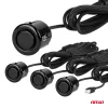 AMiO parkolást segítő rendszer LED-GRAF 4 érzékelő fekete "GOLD" 18mm (01578)