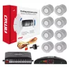 AMiO parkolóradar 8 LED ezüst (01598)