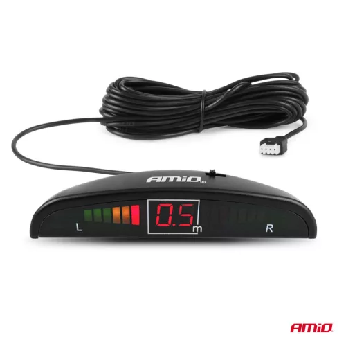 AMiO parkolóradar 8 LED fehér (01601)