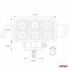 AMiO munkalámpa AWL02 6 LED FLAT 9-60V (01613)