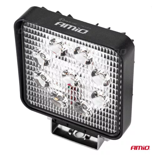 AMiO munkalámpa AWL03 9 LED szórt fényű 9-60V (01614)