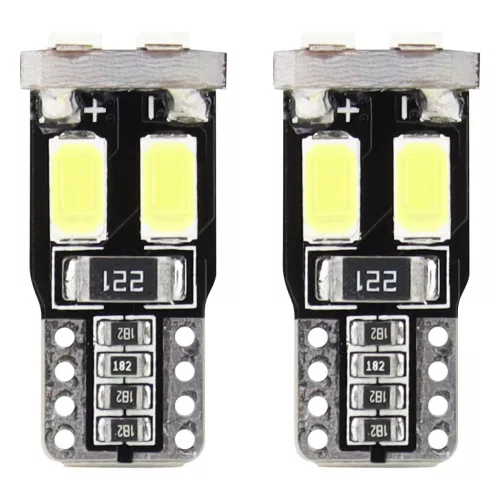 AMiO LED CANBUS 6SMD-2 5730 T10 (W5W) fehér (01622)