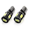 AMiO LED CANBUS 5SMD 5730 T10 (W5W) fehér (01628)