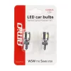 AMiO LED CANBUS 5SMD 5730 T10 (W5W) fehér (01628)
