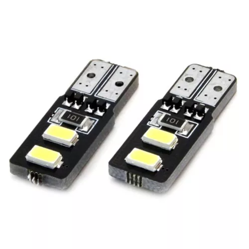 AMiO LED CANBUS 4SMD 5730 T10 (W5W) fehér (01630)
