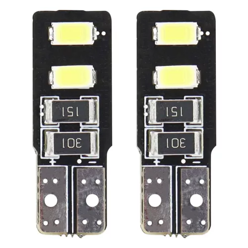 AMiO LED CANBUS 4SMD 5730 T10 (W5W) fehér (01630)