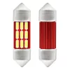 AMiO LED CANBUS 4014 12SMD szofita C5W C10W C3W 31mm fehér 12V/24V (01631)