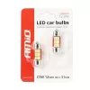 AMiO LED CANBUS 4014 12SMD szofita C5W C10W C3W 31mm fehér 12V/24V (01631)