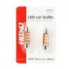 AMiO LED CANBUS 4014 12SMD szofita C5W C10W C3W 36mm fehér 12V/24V (01632)