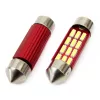 AMiO LED CANBUS 4014 12SMD szofita C5W C10W C3W 36mm fehér 12V/24V (01632)