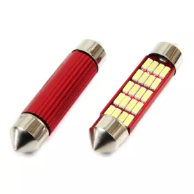   AMiO LED CANBUS 4014 20SMD szofita C5W C10W C3W 41mm fehér 12V/24V (01634)