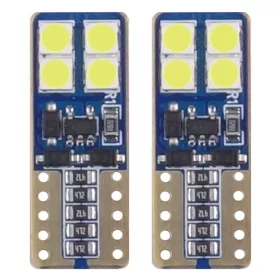 AMiO LED CANBUS 8SMD 2835 T10e (W5W) fehér 12V/24V (01635)