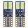 AMiO LED CANBUS 8SMD 2835 T10e (W5W) fehér 12V/24V (01635)