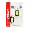 AMiO LED CANBUS COB3 szofita C5W C10W C3W 36mm fehér 12V (01639)