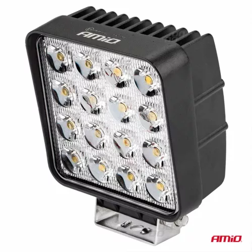 AMiO munkalámpa AWL05 EMC 108x108 48W FLAT 9-60V (01700)