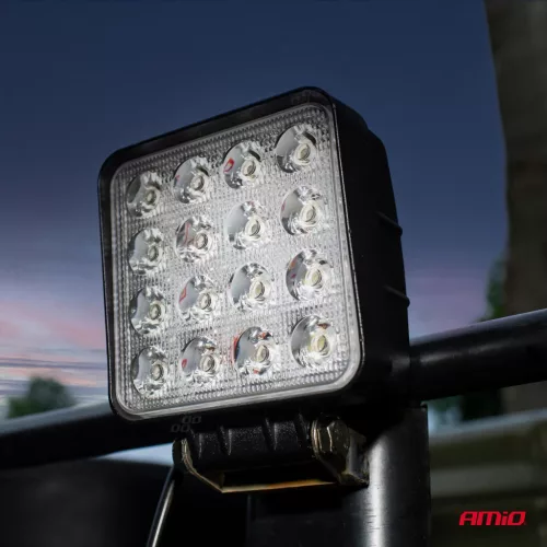 AMiO munkalámpa AWL05 EMC 108x108 48W FLAT 9-60V (01700)