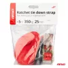 AMiO racsnis rögzítőheveder 350kg 25mm 5m BELT-01 (01723)
