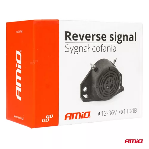 AMiO tolatásjelző 12-36V 110 dB (01730)