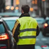 AMiO láthatósági mellény sárga tanúsítvánnyal (01734)
