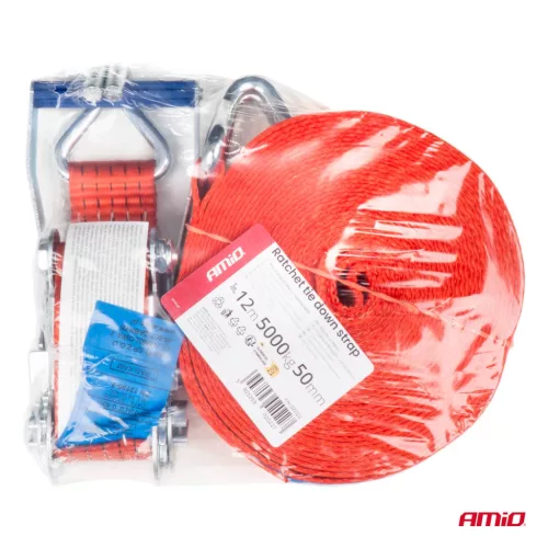 PAS-KAM racsnis rakományrögzítő heveder 5000kg 50mm 12m (02022)