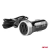 AMiO autós töltő PCH PRO-01 microUSB+2xUSB 2.4A 12/24V (02056)