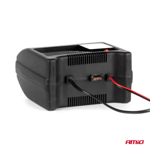 AMiO autós akkumulátortöltő 6A, 12V SBC-6A (02085)