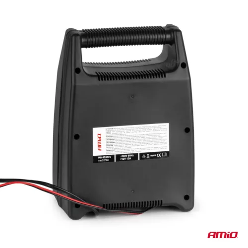 AMiO autós akkumulátortöltő 8A, 12V SBC-8A (02086)