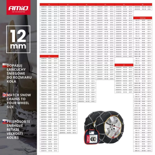 AMiO hólánc 12 mm KN-90 (02114)
