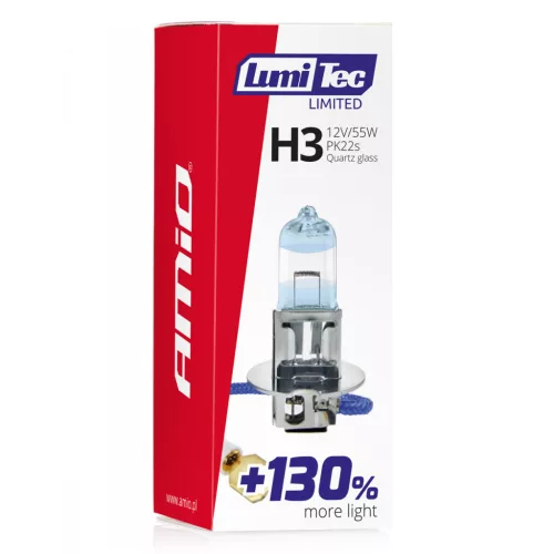 AMiO halogénizzó H3 12V 55W LumiTec LIMITED +130% (02131)